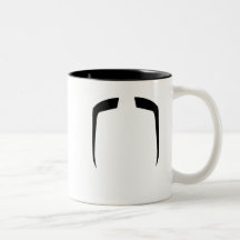 Fu Manchu Mustache Mugs