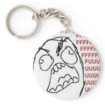 FU Rage Comic Key Chain