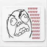 FU Rage Comic Mouse Pad