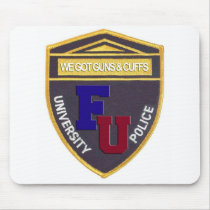 FU University Police Mousepad by pacifictees FU University Police Mousepad