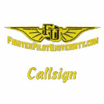 FU Wings on Golf Polo W/A-7 and Call Sign
