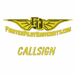FU Wings on Golf Polo W/A-7 and Call Sign