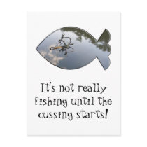 FUBAR Fishing postcards