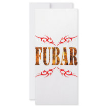 FUBAR rack cards by Mustang_Lady FUBAR rack cards