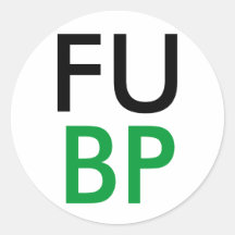 FUBP ROUND STICKERS