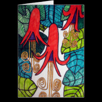 Fuchsia Card cards
