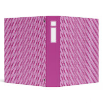 Fuchsia Chain Pattern Binder