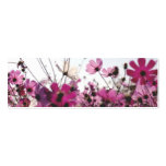 Fuchsia Chamomile Bookmark (Customizable) Business Card Template
