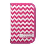 Fuchsia Chevron Rickshaw Folio Planner