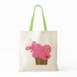 Fuchsia Cupcake Sweet Cute Custom Gift Tote / Bag