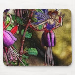 Fuchsia Fairy Mouse Pad