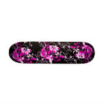 Fuchsia Floral Skateboard Decks