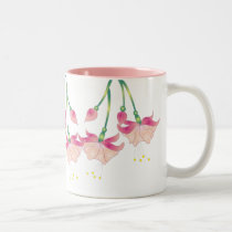 FUCHSIA FLOWERS by SHARON SHARPE mugs