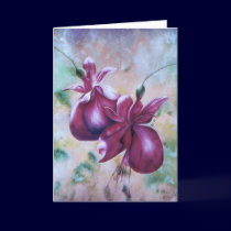 Fuchsia Greeting Card