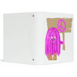 Fuchsia Peace binders