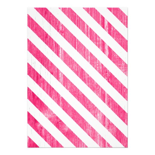Fuchsia Stripes Bridal Shower Invitations