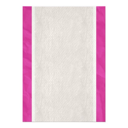 Fuchsia Vintage Bow & Linen Wedding Invitations