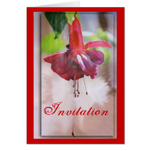 Fuchsia Wedding Invitation card