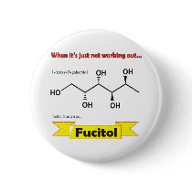 Fucitol Organic molecule Pinback Buttons