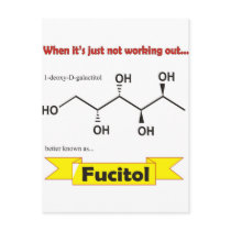 Fucitol Organic molecule Postcard