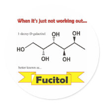 Fucitol Organic molecule Sticker