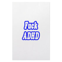Fuck ADHD stationery
