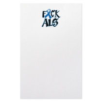 Fuck ALS Personalized Stationery