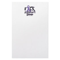 Fuck Alzheimer's Disease stationery