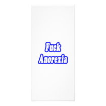 Fuck Anorexia rack cards