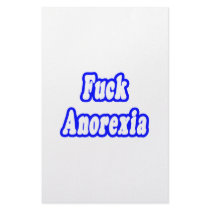 Fuck Anorexia stationery by Anorexia_Shirts Fuck Anorexia stationery