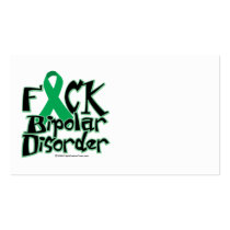 Fuck Bipolar Disorder business cards