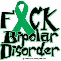 Fuck Bipolar Disorder photo sculptures