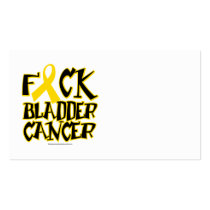 Fuck Bladder Cancer business cards