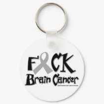 Fuck Brain Cancer keychains by fightcancertees Fuck Brain Cancer keychains