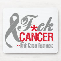 Fuck Brain Cancer Mouse Pads