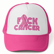 Fuck Breast Cancer hats