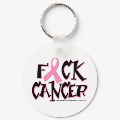 Fuck Breast Cancer Key Chains by fightcancertees