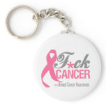 Fuck Breast Cancer keychains