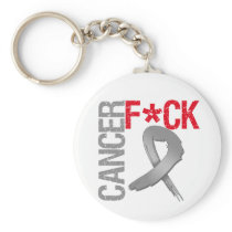 Fuck Cancer - Brain Cancer Key Chain