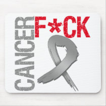 Fuck Cancer - Brain Cancer Mousepad