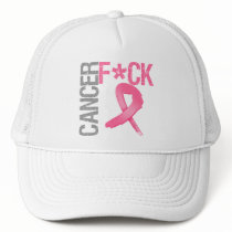 Fuck Cancer - Breast Cancer Mesh Hat
