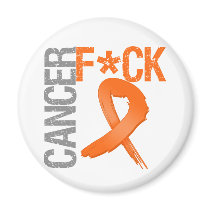 Fuck Cancer - Leukemia Refrigerator Magnets