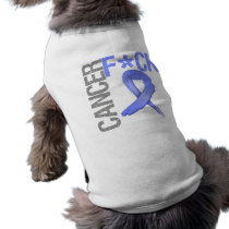 Fuck Cancer - Stomach Cancer Doggie T-shirt