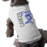 Fuck Cancer - Stomach Cancer Doggie T-shirt