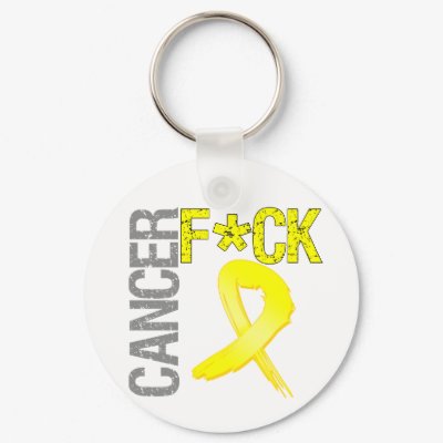 Fuck Cancer - Testicular Cancer key chain