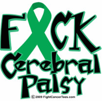Fuck Cerebral Palsy photo sculptures
