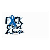 Fuck Child Abuse business cards