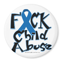 Fuck Child Abuse magnets