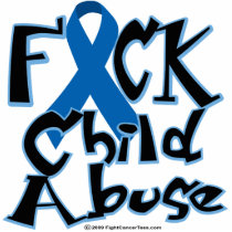 Fuck Child Abuse photo sculptures