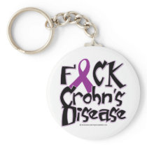 Fuck Crohn's Disease Keychains
